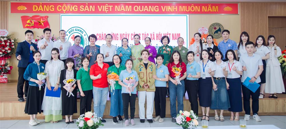 Bệnh viện đa khoa Đức Giang tổ chức Lễ Kỷ niệm 9 năm ngày Công tác xã hội Việt Nam 25/03